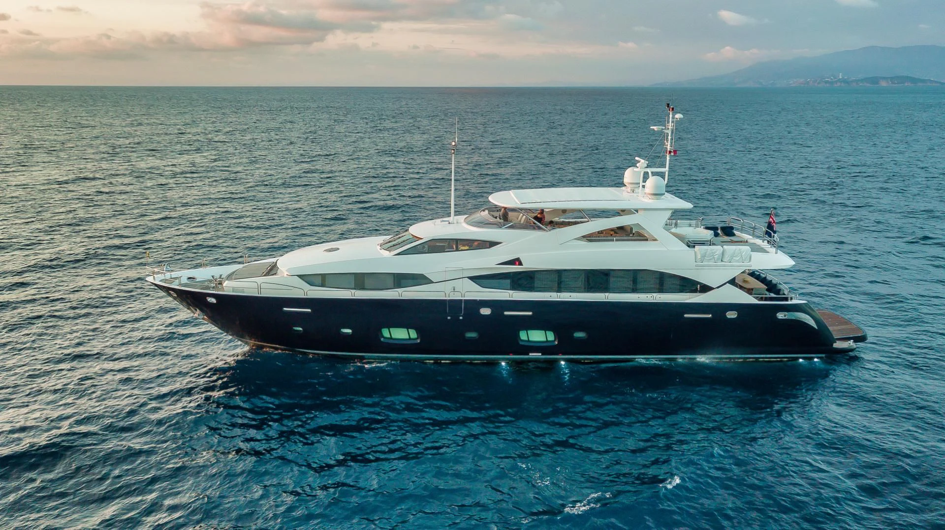 a boat in the water aboard VIVA LA VIDA Yacht for Sale