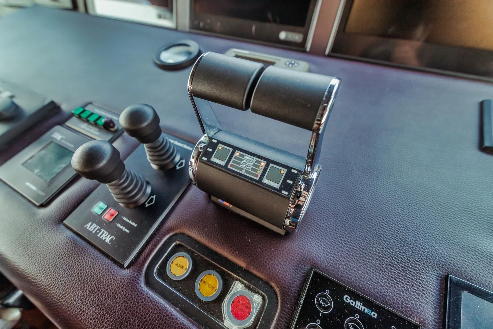a machine on the counter aboard VIVA LA VIDA Yacht for Sale