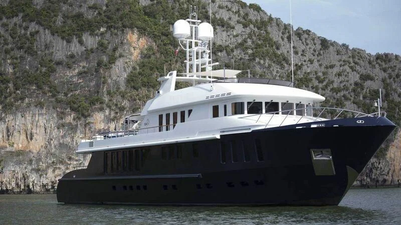 a boat on the water aboard SEA D Yacht for Sale