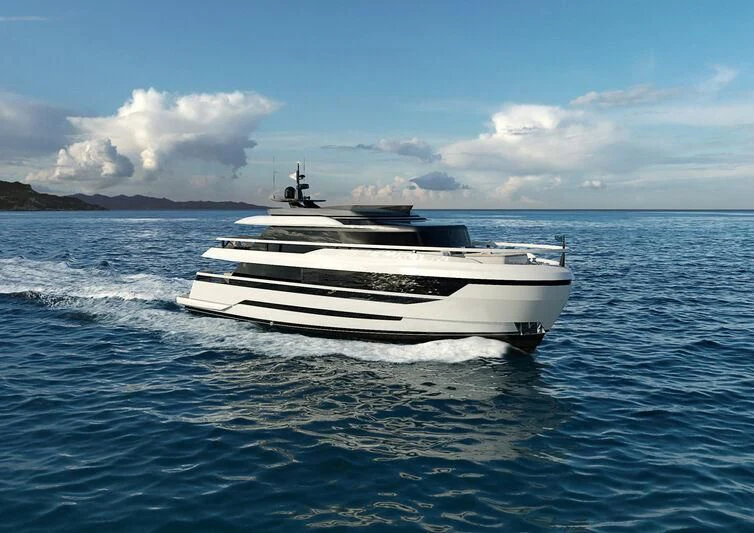 a boat on the water aboard SOLEIL Yacht for Sale