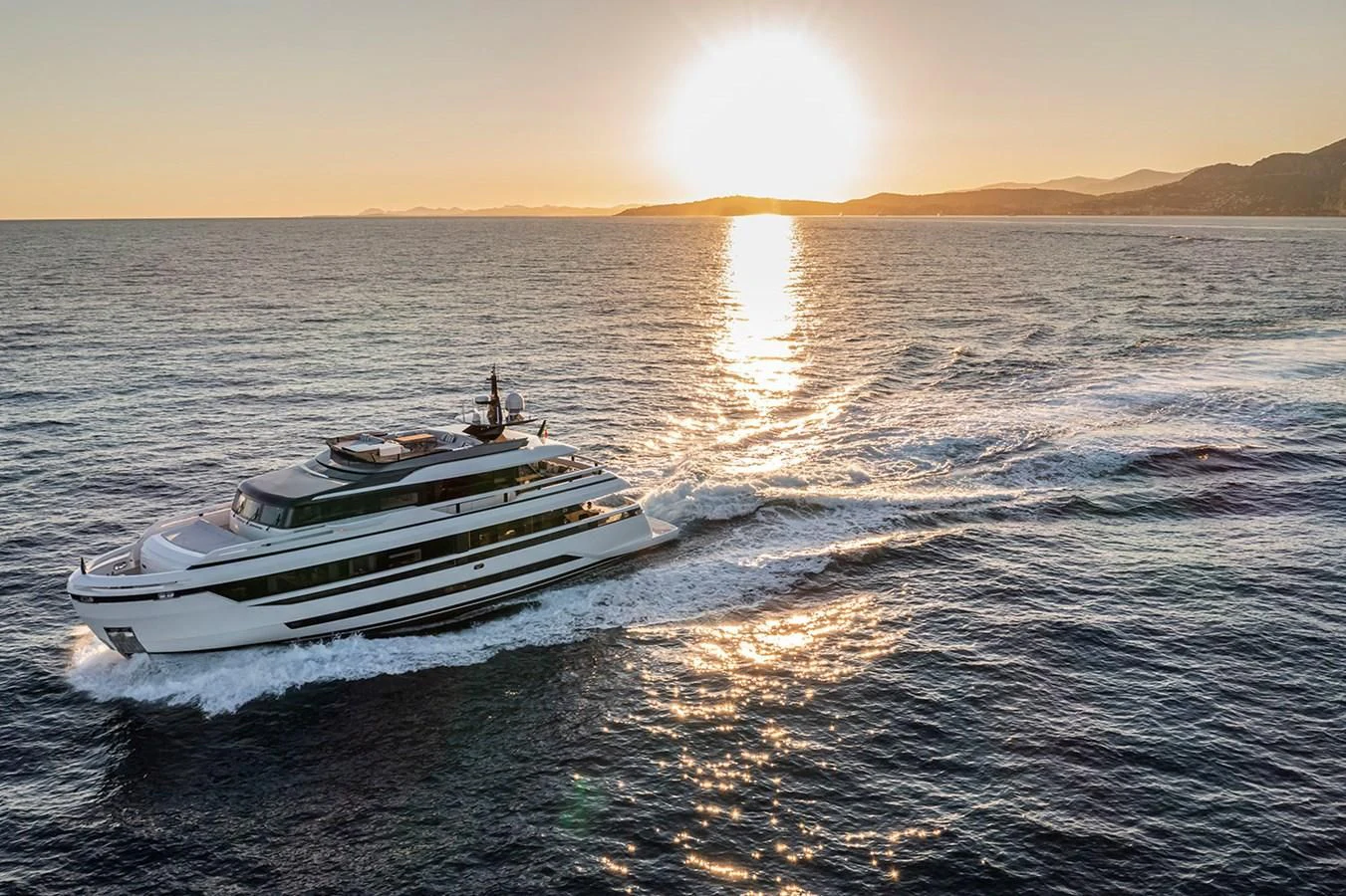 a boat in the water aboard SOLEIL Yacht for Sale