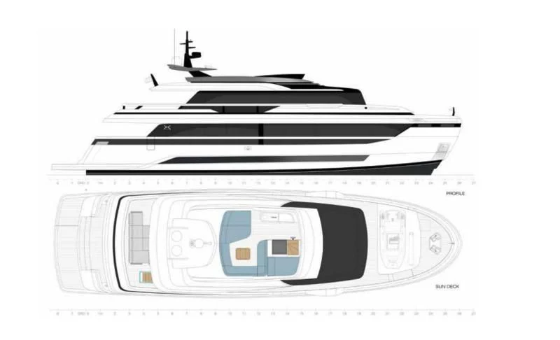 diagram, text aboard SOLEIL Yacht for Sale