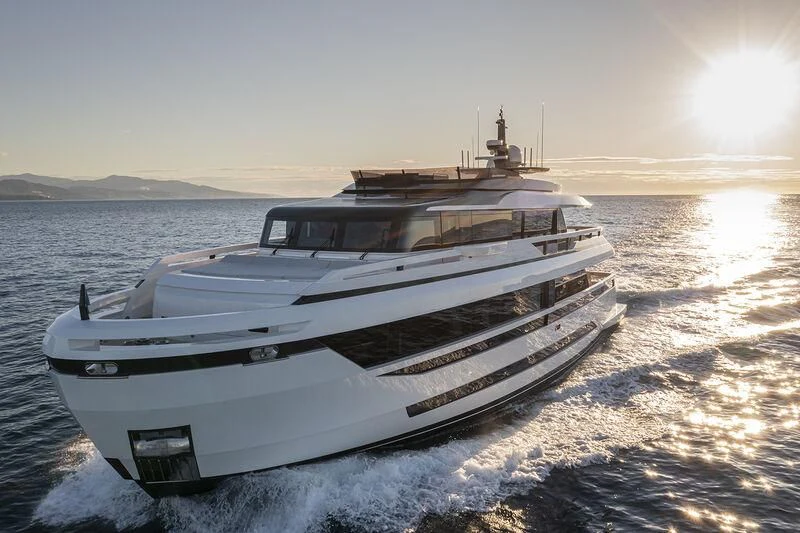 a boat on the water aboard SOLEIL Yacht for Sale