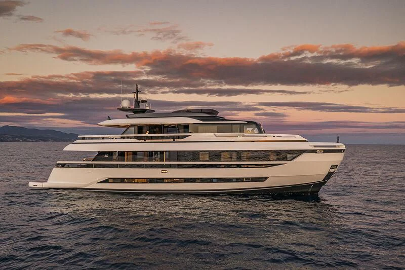 a boat in the water aboard SOLEIL Yacht for Sale