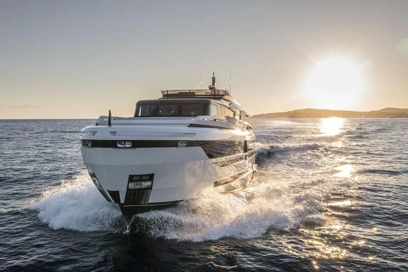 a boat on the water aboard SOLEIL Yacht for Sale