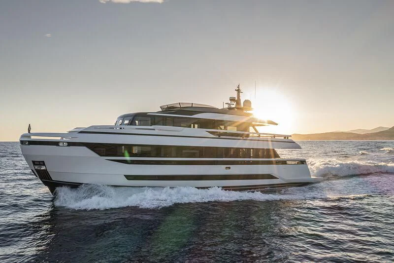 a boat on the water aboard SOLEIL Yacht for Sale