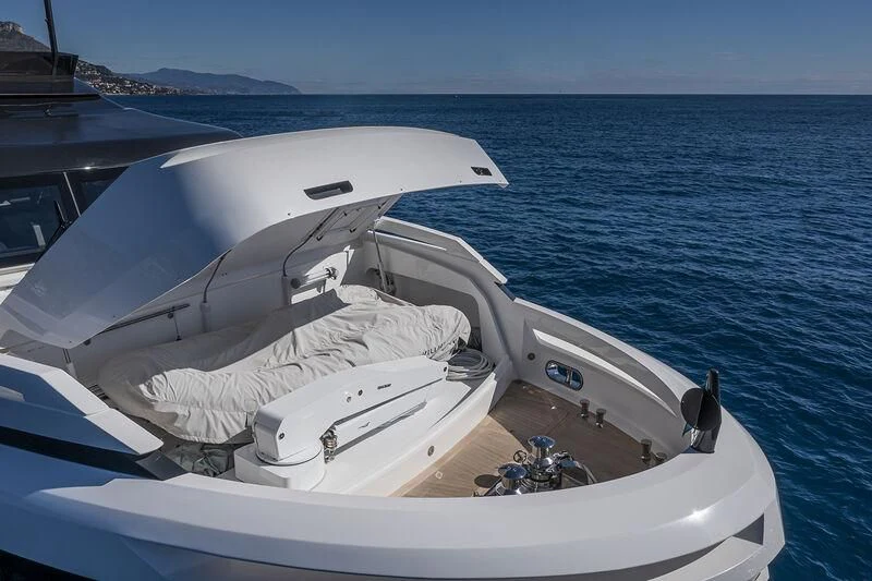 a boat on the water aboard SOLEIL Yacht for Sale