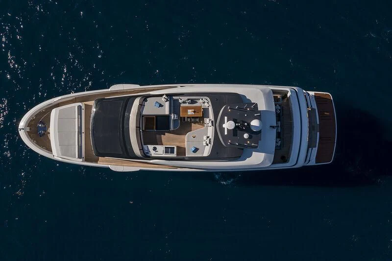 a boat in the water aboard SOLEIL Yacht for Sale