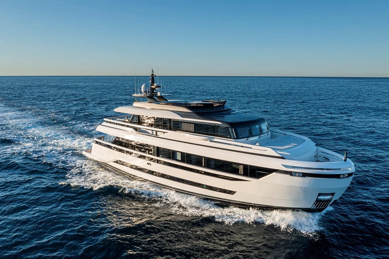 a boat on the water aboard SOLEIL Yacht for Sale