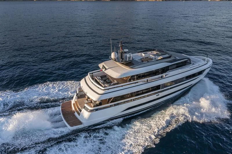 a boat on the water aboard SOLEIL Yacht for Sale