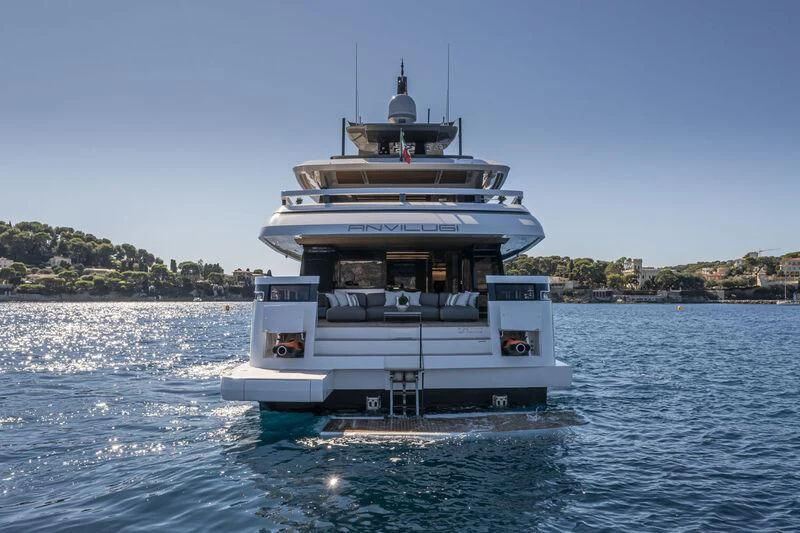 a boat on the water aboard SOLEIL Yacht for Sale