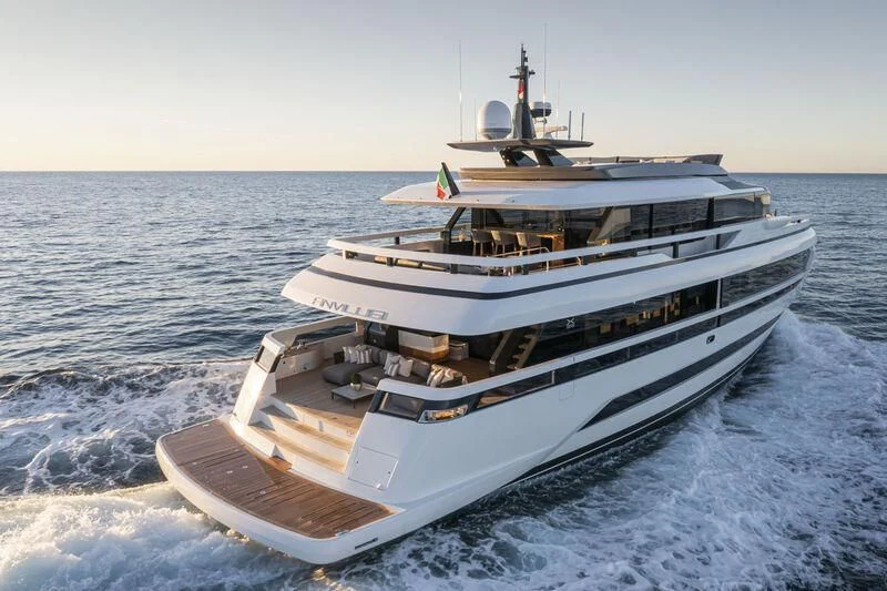 a boat on the water aboard SOLEIL Yacht for Sale