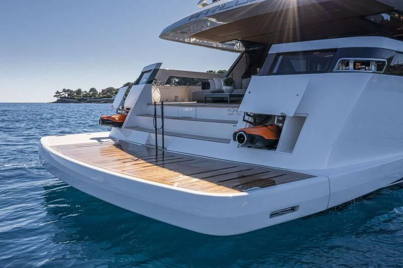 a boat on the water aboard SOLEIL Yacht for Sale