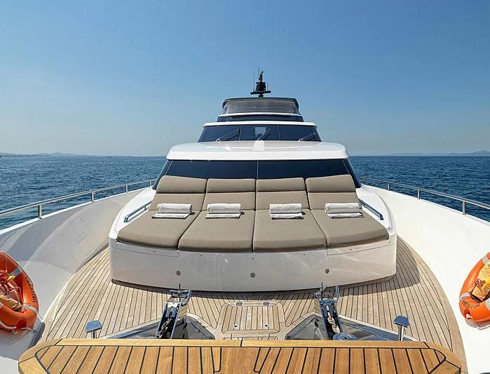 a boat on a boat aboard CASA Yacht for Sale