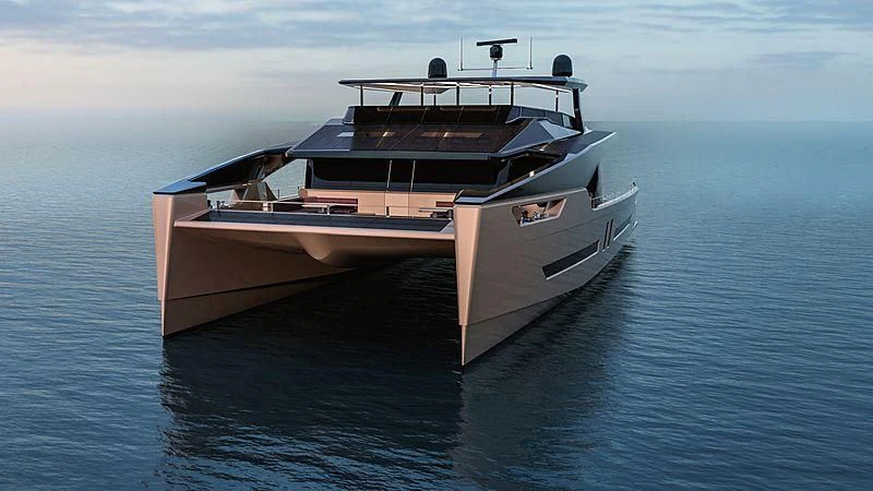 a boat on the water aboard OCEAN ECO 90/02 Yacht for Sale