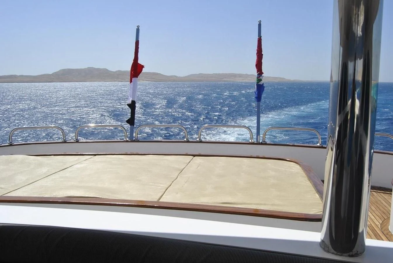 a boat on the water aboard SCUBA SCENE Yacht for Sale