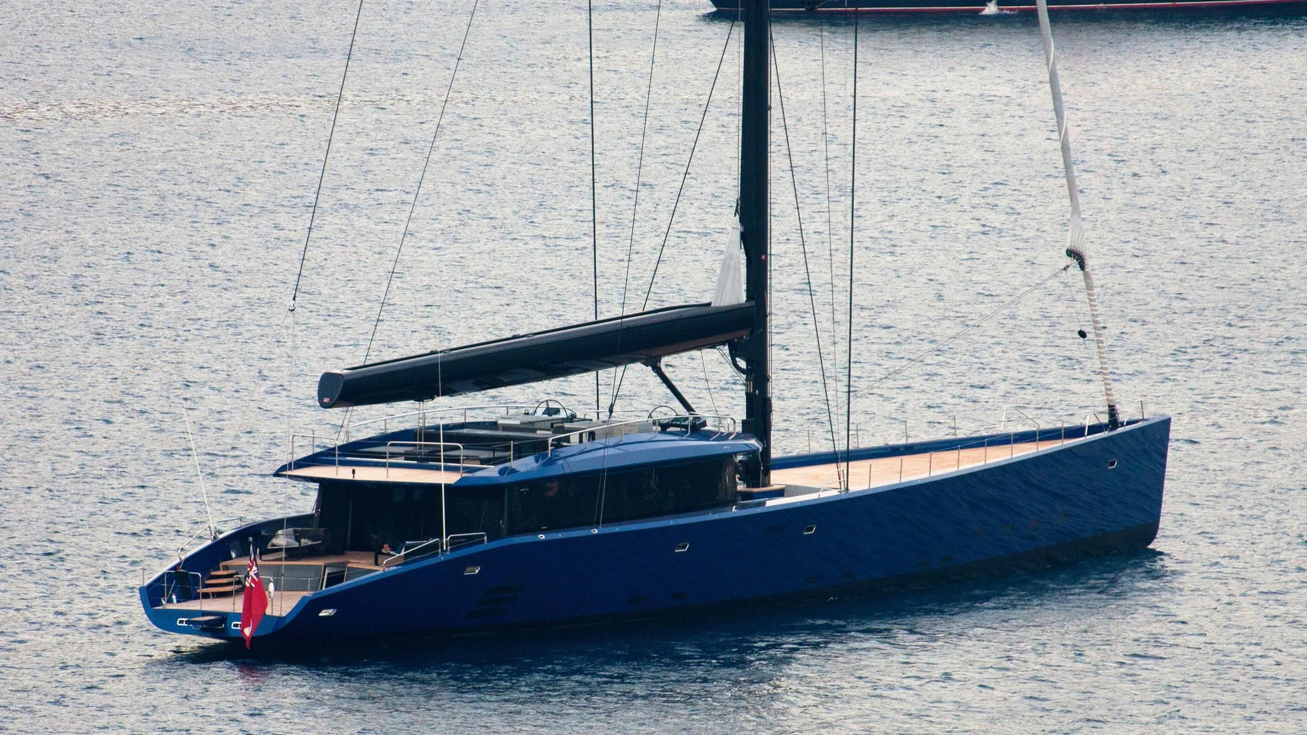 a boat on the water aboard BETTER PLACE Yacht for Sale