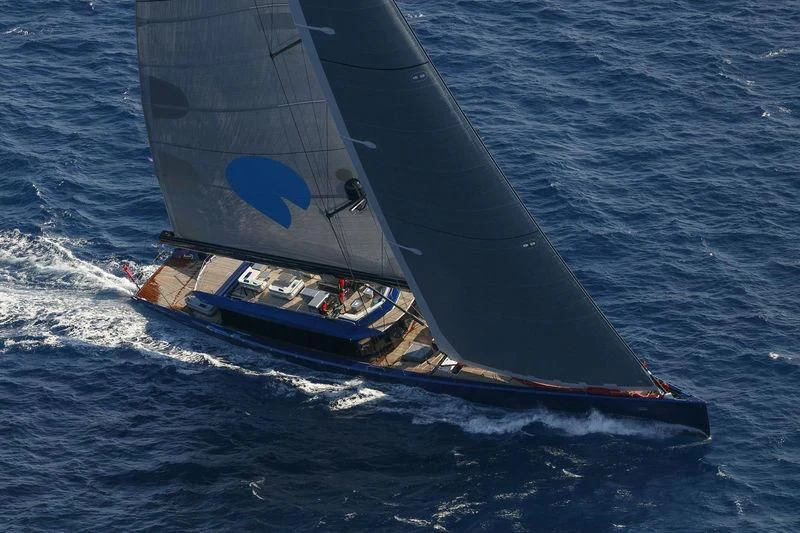 a boat on the water aboard BETTER PLACE Yacht for Sale