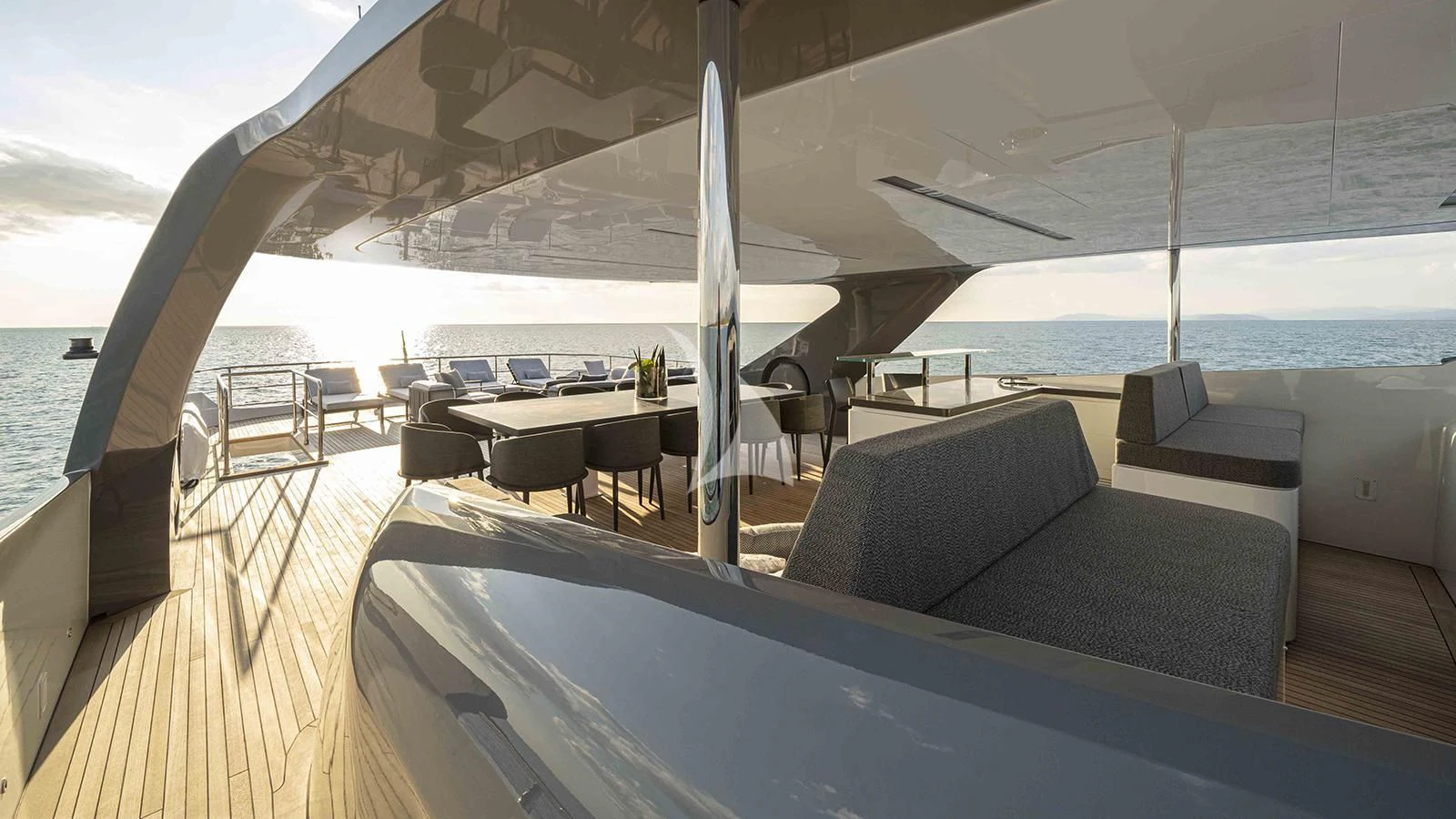 a boat on the water aboard FOUR JOYS Yacht for Sale