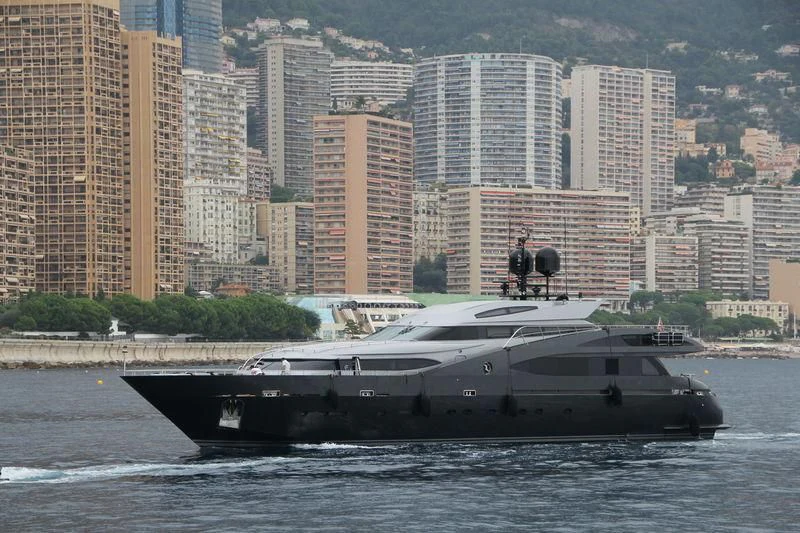 a boat on the water aboard BABYLON Yacht for Sale