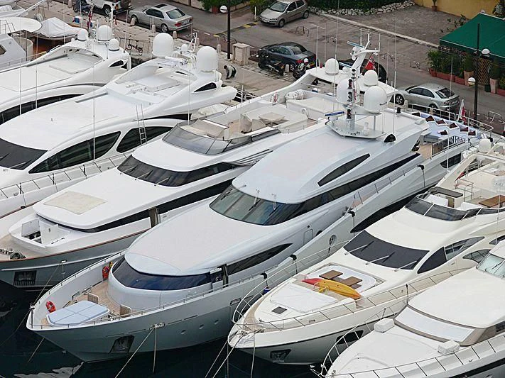 diagram, engineering drawing aboard BABYLON Yacht for Sale