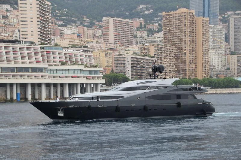 a boat on the water aboard BABYLON Yacht for Sale