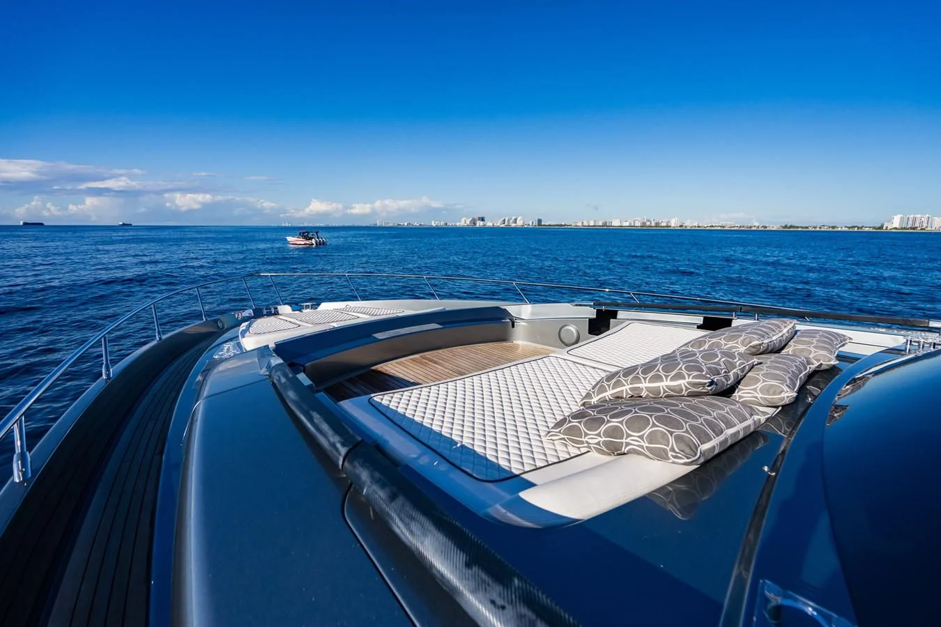 a boat on the water aboard BABY PEARL Yacht for Sale