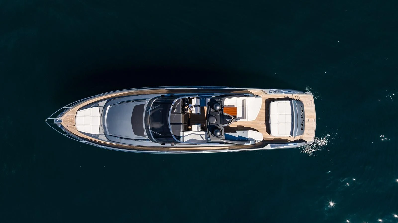 a ship in the water aboard BABY PEARL Yacht for Sale