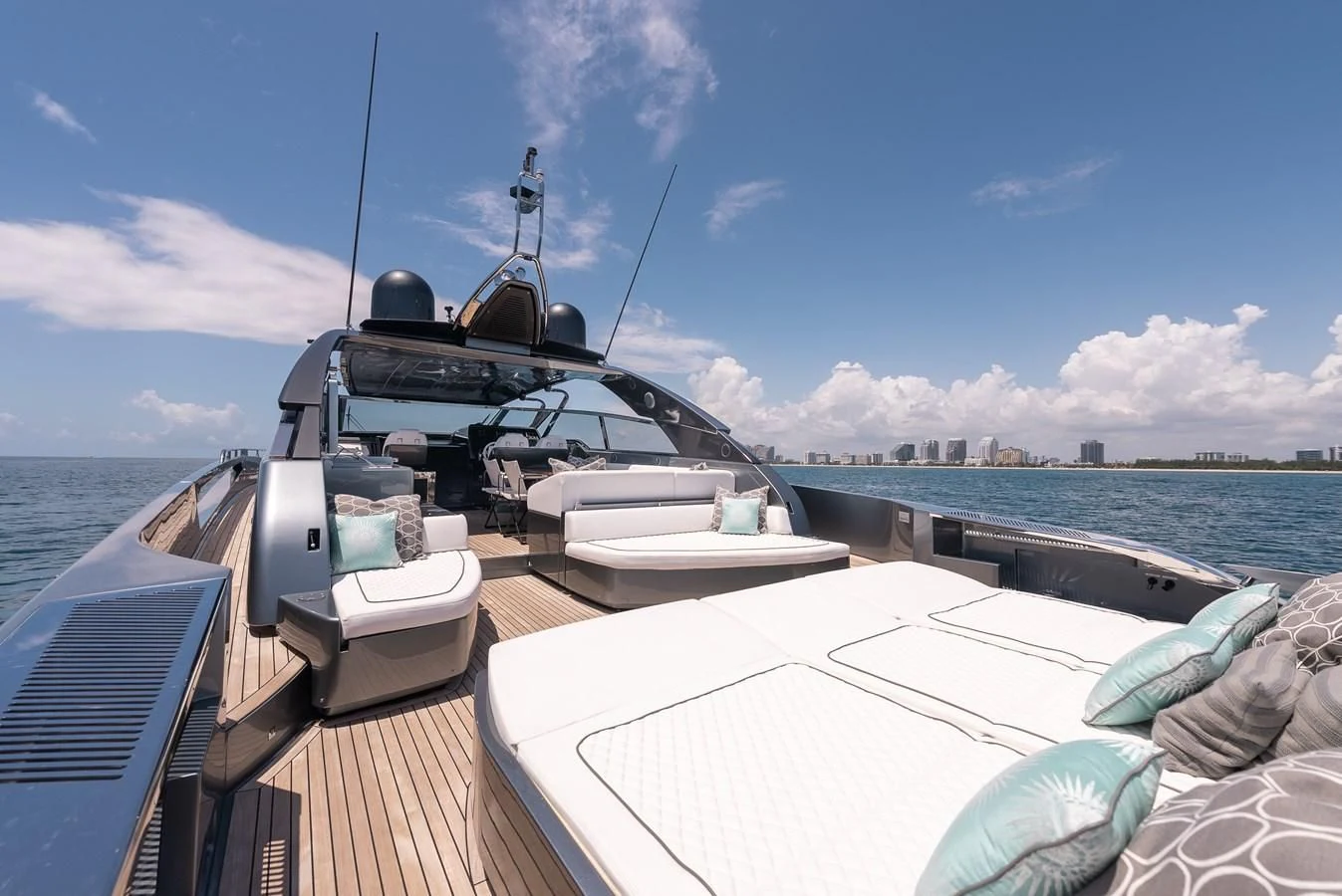 a boat on the water aboard BABY PEARL Yacht for Sale