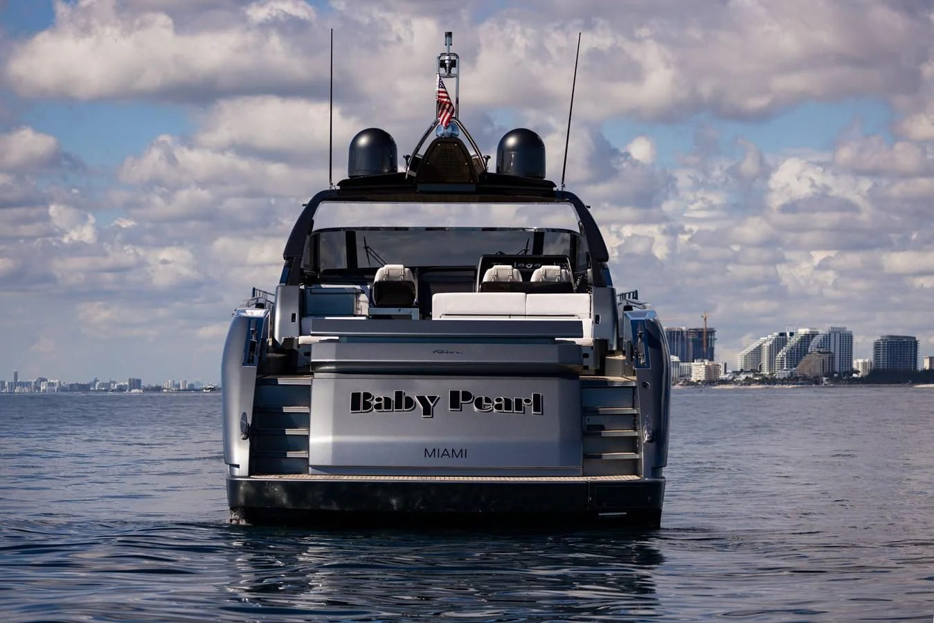 a boat in the water aboard BABY PEARL Yacht for Sale