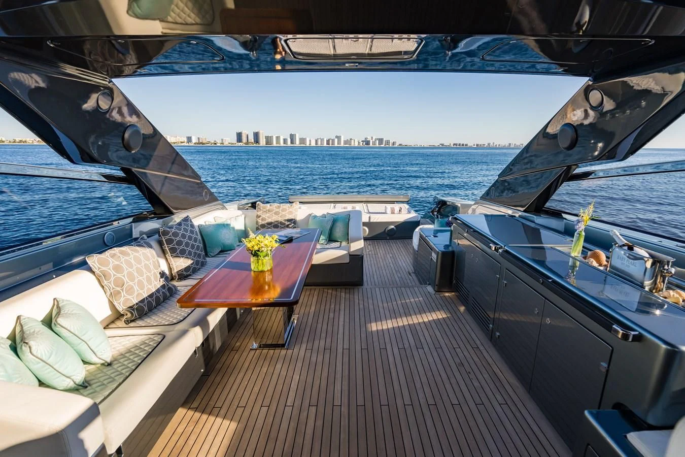 a boat on the water aboard BABY PEARL Yacht for Sale
