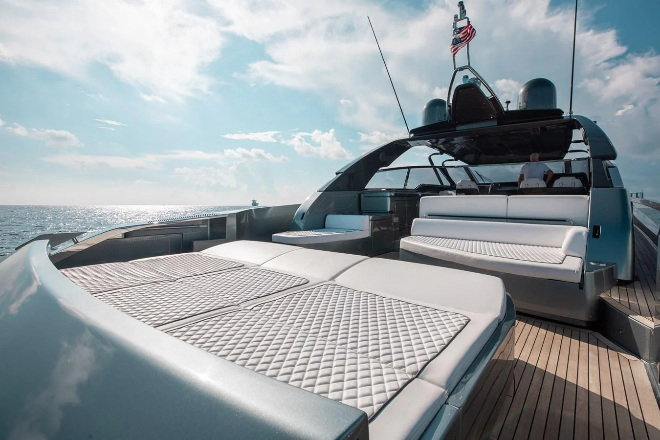 a boat on the water aboard BABY PEARL Yacht for Sale