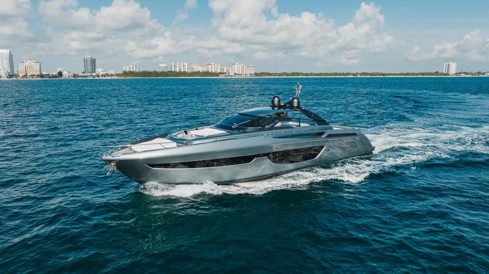 a boat in the water aboard BABY PEARL Yacht for Sale