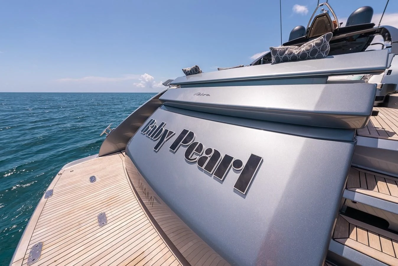a boat on the water aboard BABY PEARL Yacht for Sale