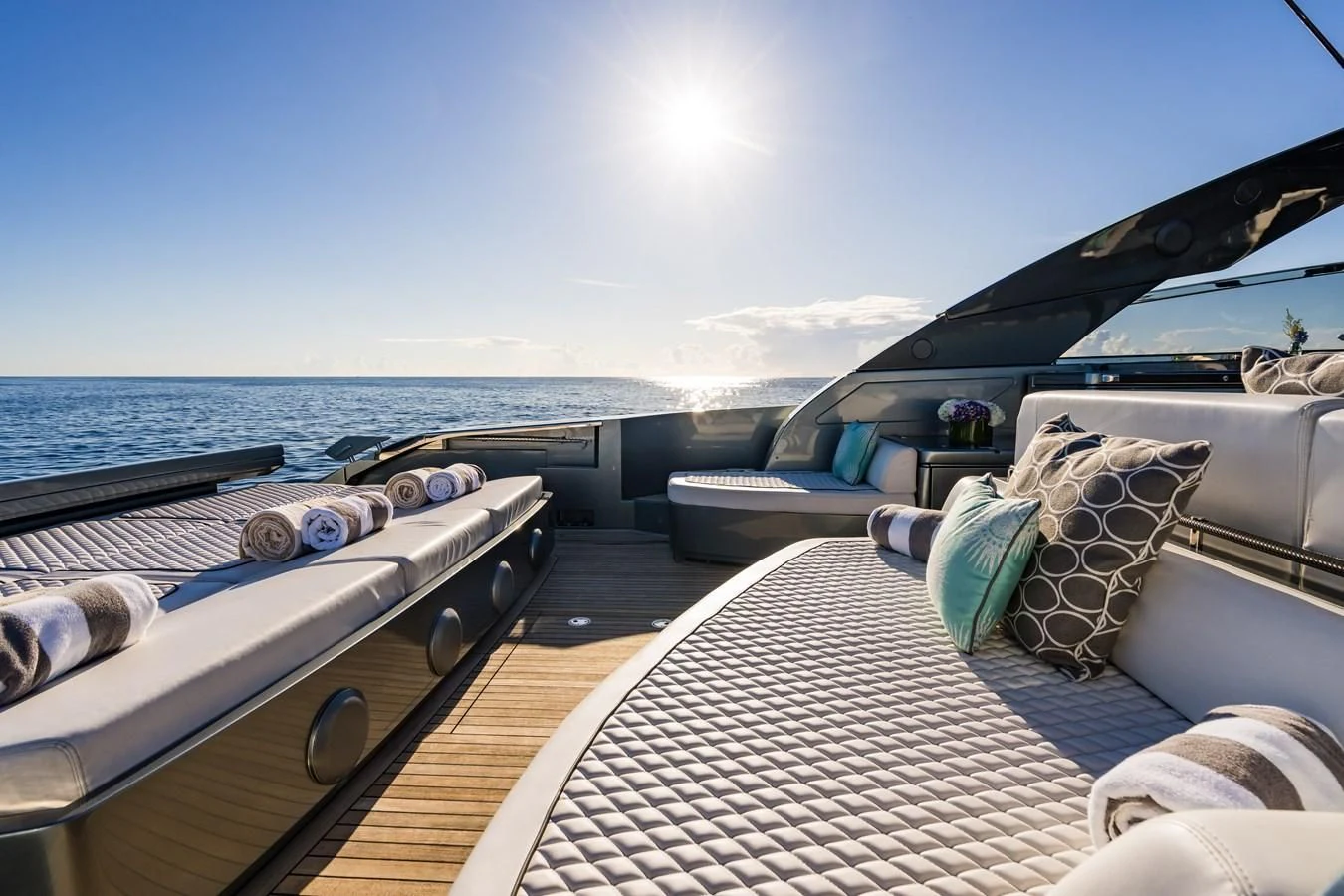 a boat on the water aboard BABY PEARL Yacht for Sale
