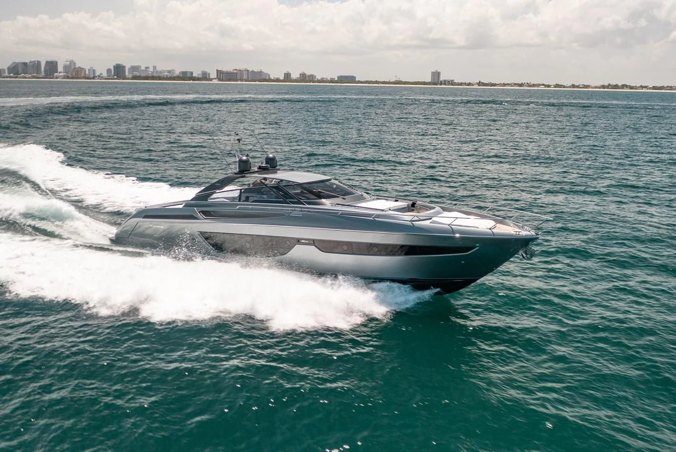 a boat on the water aboard BABY PEARL Yacht for Sale