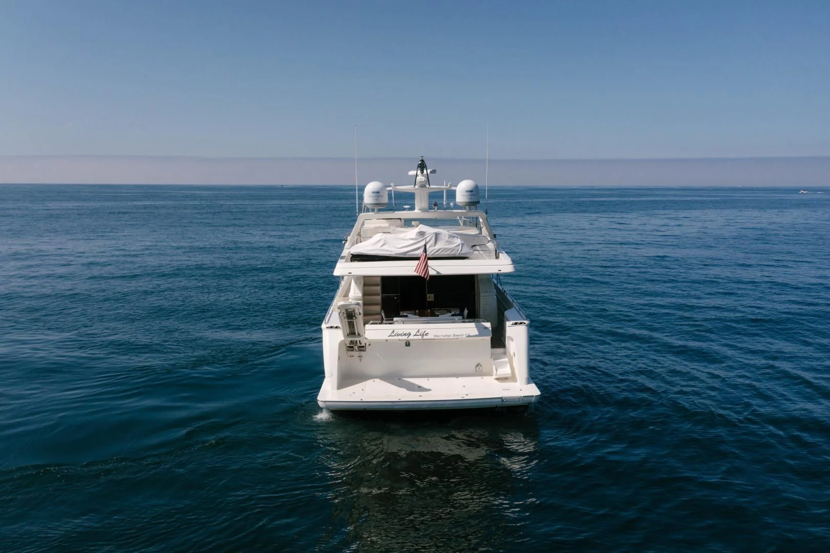 a boat in the water aboard LIVING LIFE Yacht for Sale