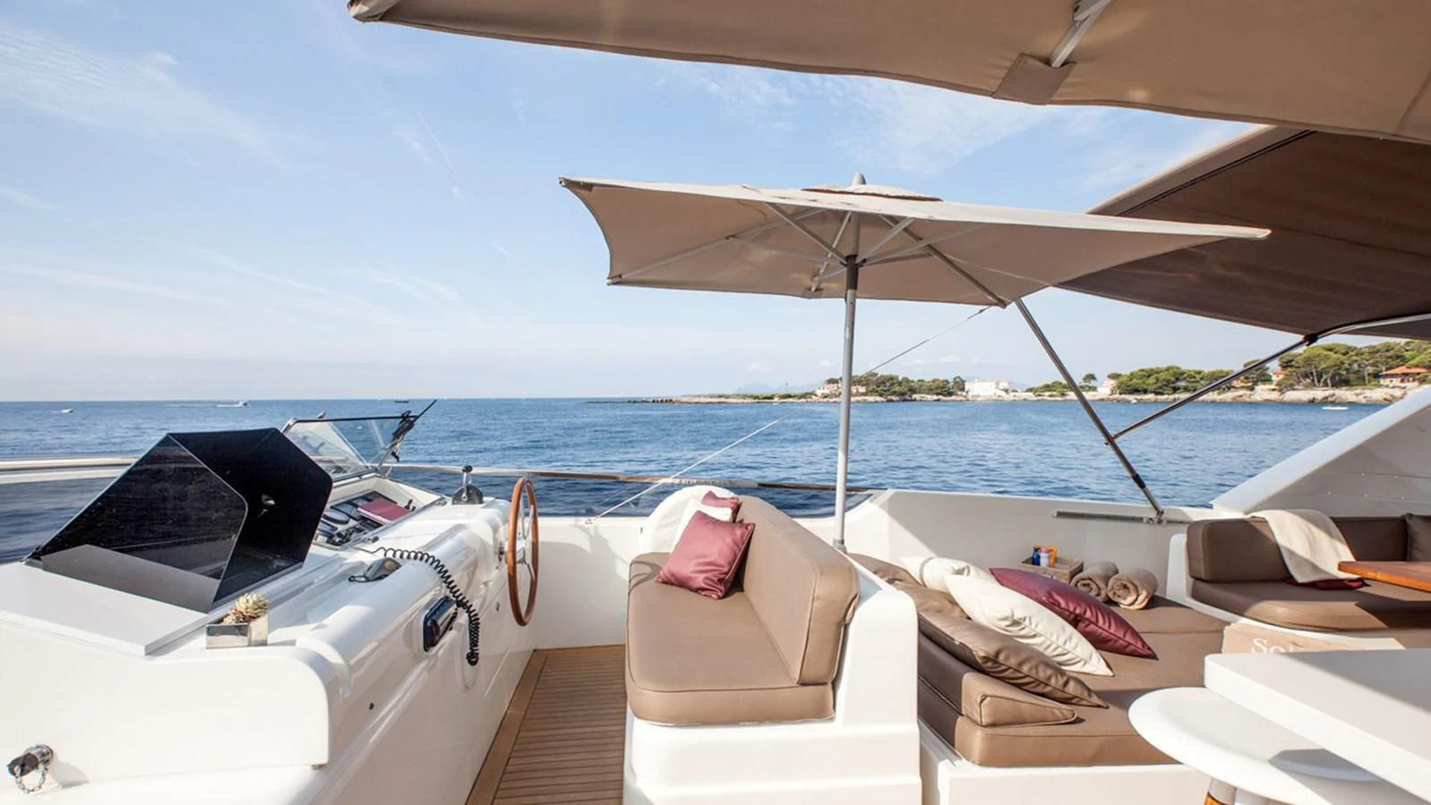 a boat on the water aboard SOLAL Yacht for Sale
