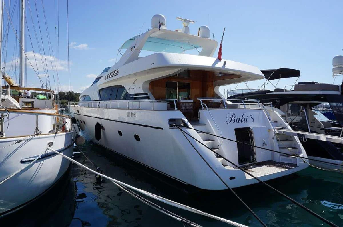 a group of boats docked aboard BALU 3 Yacht for Sale