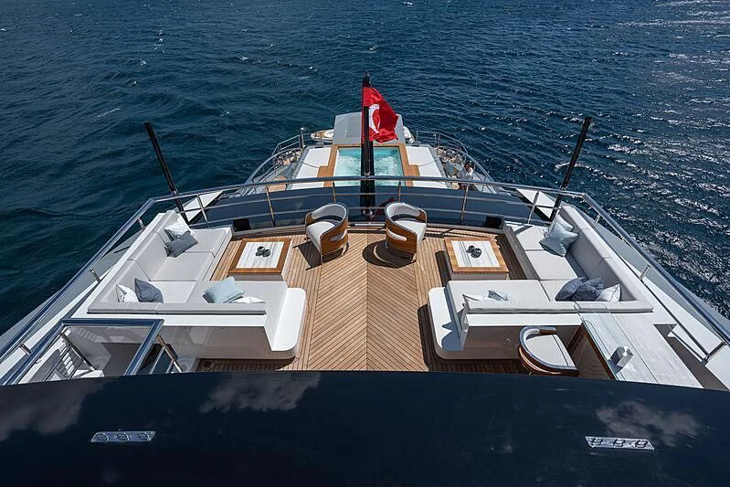 a boat on the water aboard TATIANA Yacht for Sale