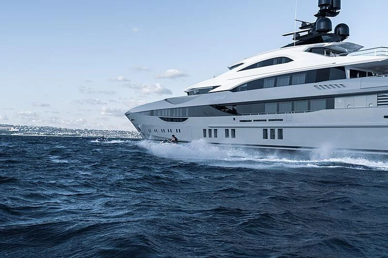 a boat on the water aboard TATIANA Yacht for Sale