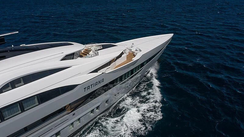 a boat on the water aboard TATIANA Yacht for Sale