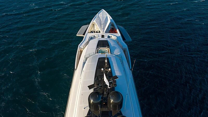 a boat in the water aboard TATIANA Yacht for Sale