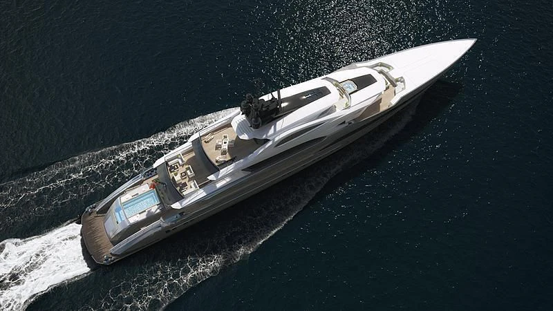 a boat on the water aboard TATIANA Yacht for Sale