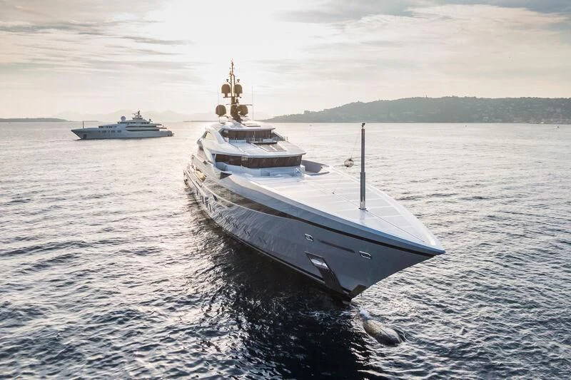 a couple of boats in the water aboard TATIANA Yacht for Sale