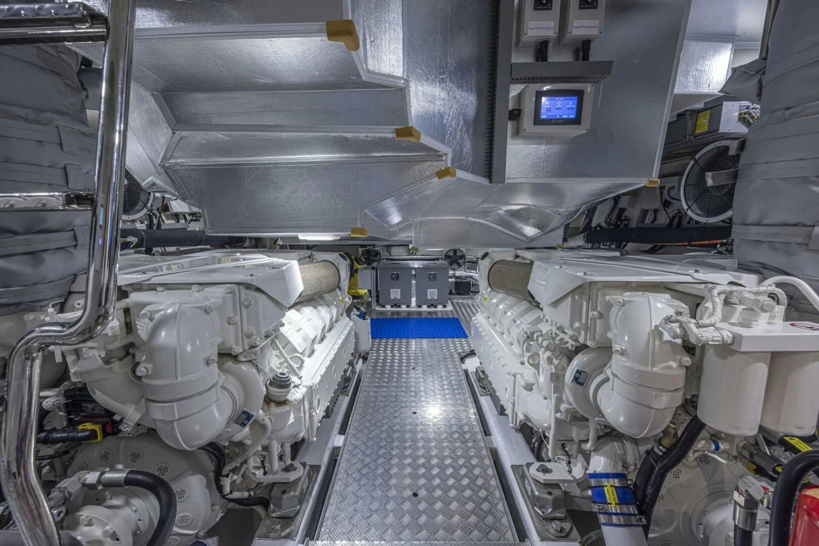 a room with machinery aboard KNEAD IT Yacht for Sale