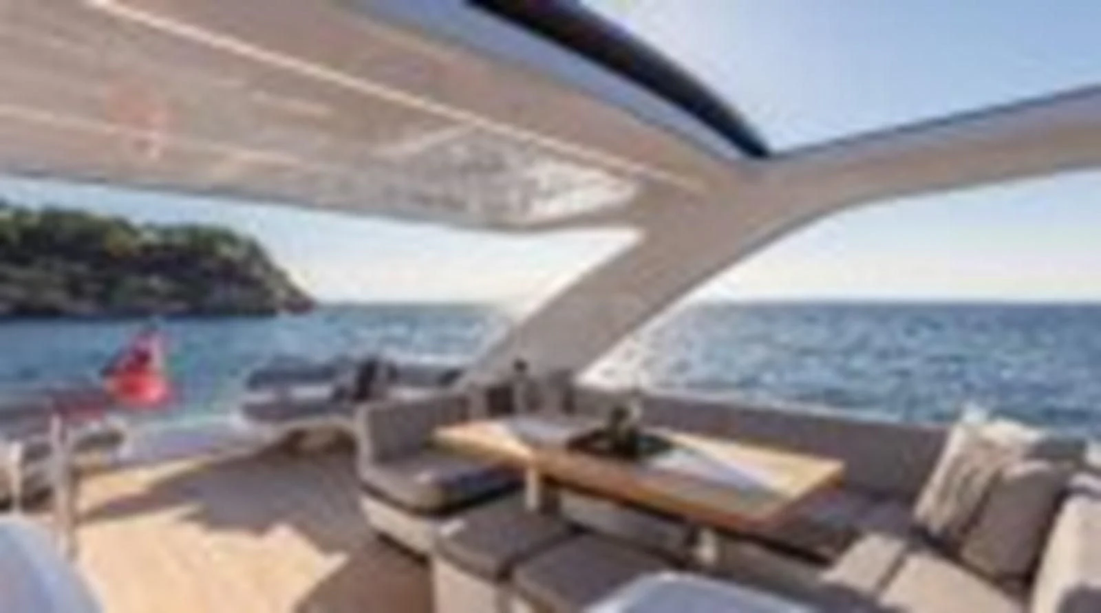 a view of the ocean from inside a plane aboard KNEAD IT Yacht for Sale