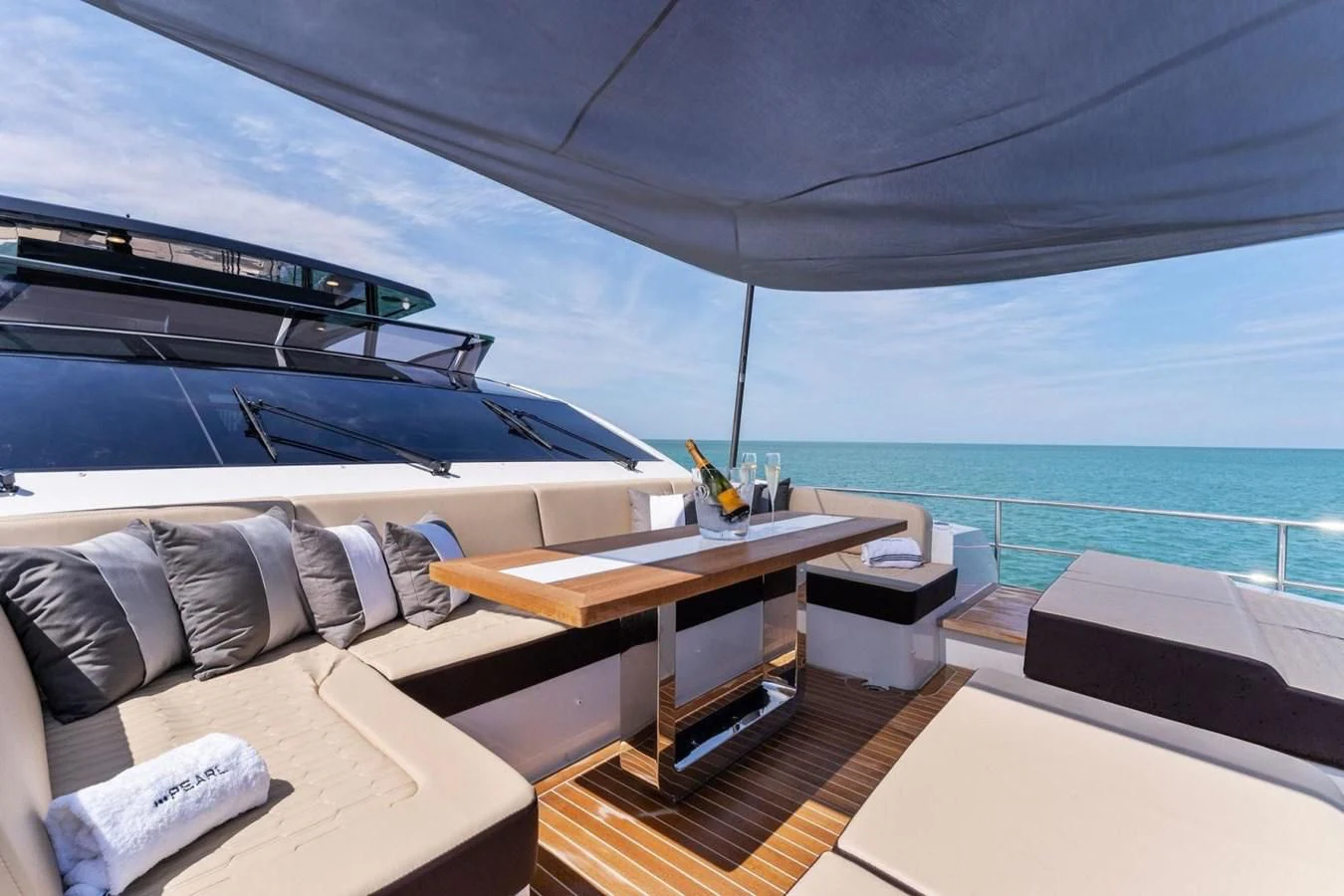 a boat on the water aboard KNEAD IT Yacht for Sale