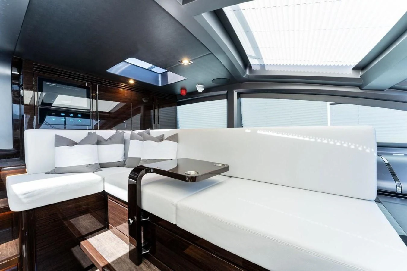 a room with a couple of beds aboard KNEAD IT Yacht for Sale