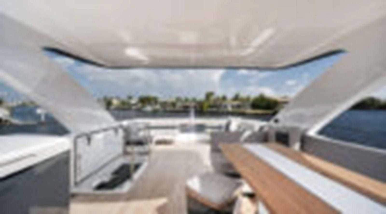 a view of a city from a balcony aboard KNEAD IT Yacht for Sale